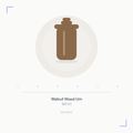 Walnut Wood Urn